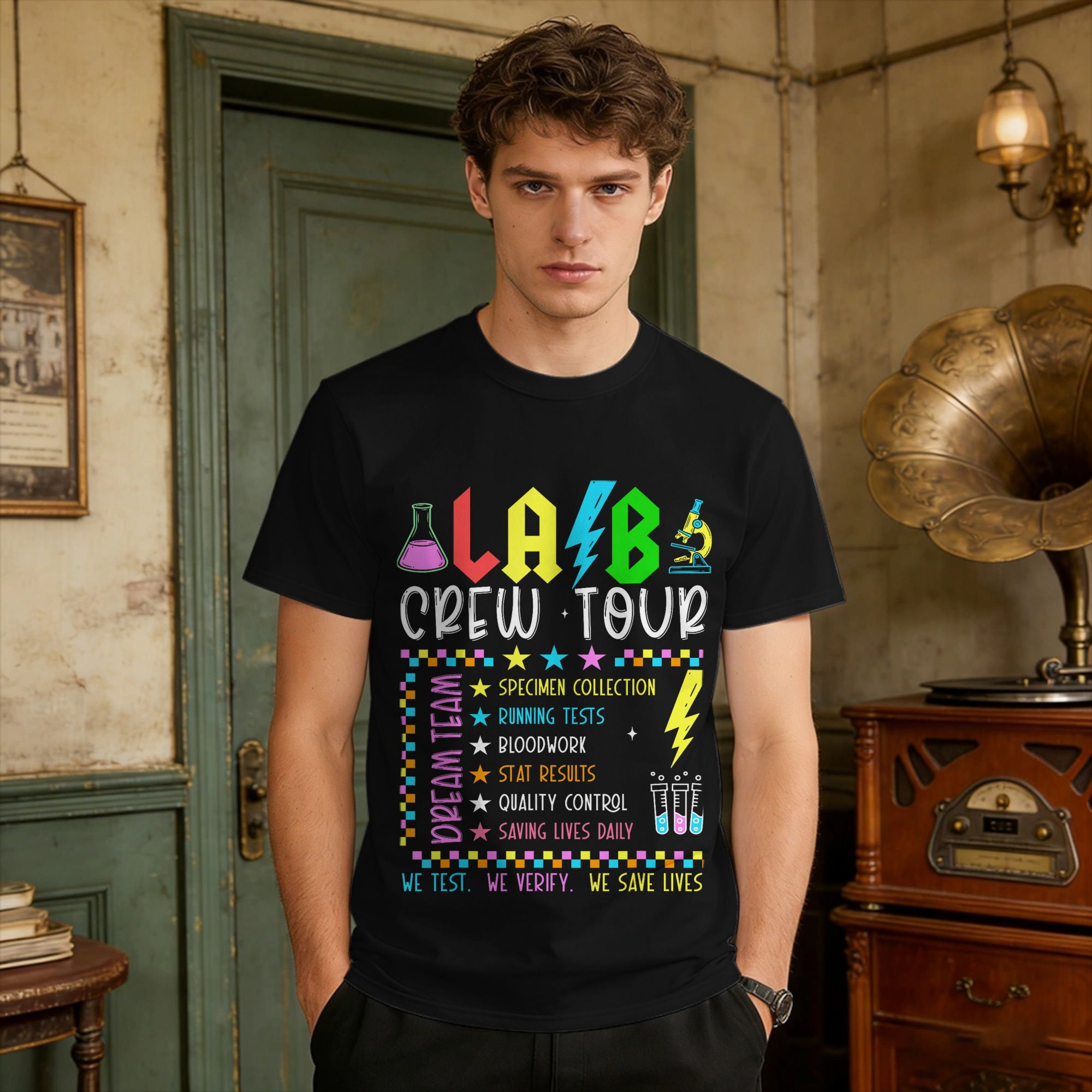 Vintage T-shirt Summer Lab Wee - Medical Lab Professionals Week recensie en prijs