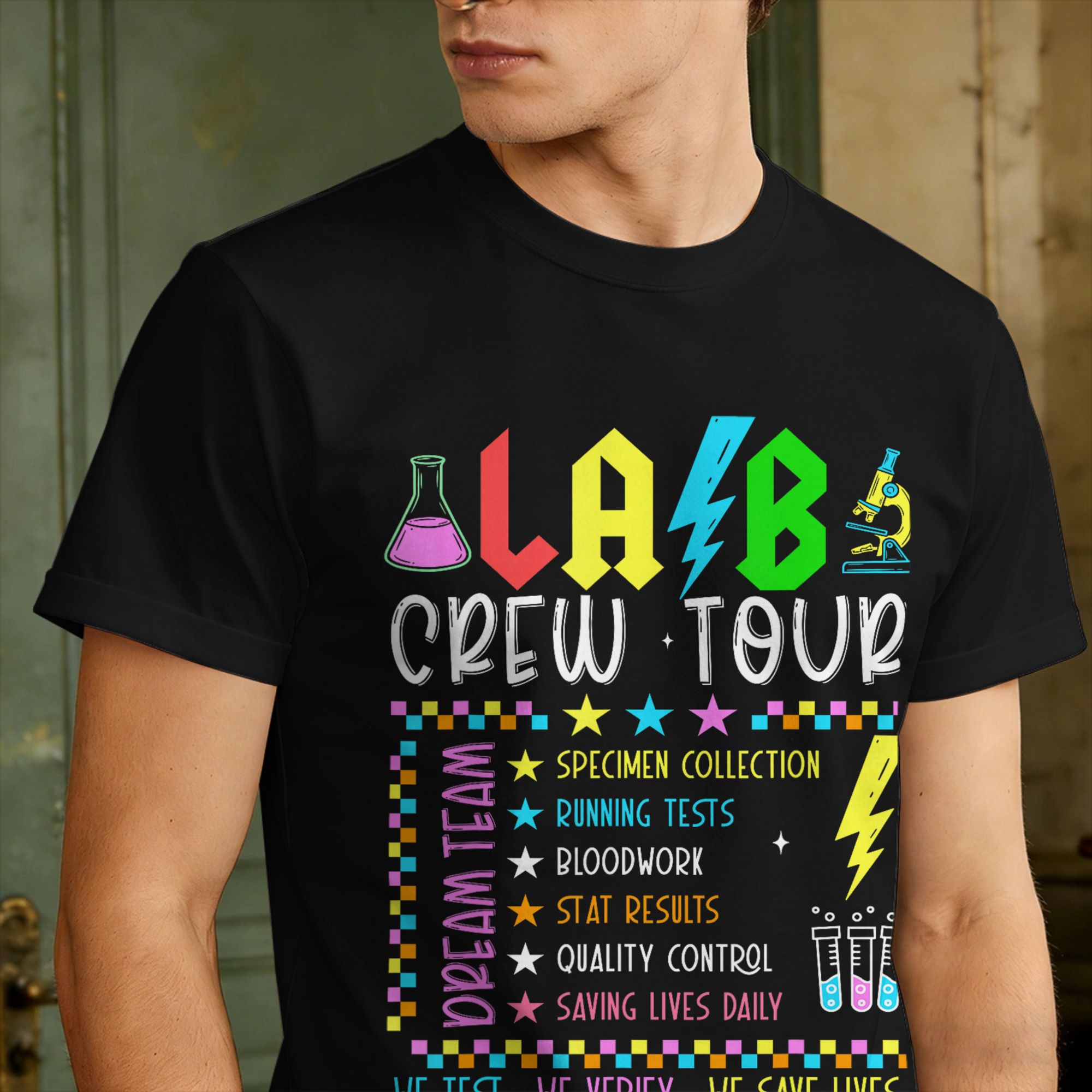 Vintage T-shirt Summer Lab Wee - Medical Lab Professionals Week recensie en prijs