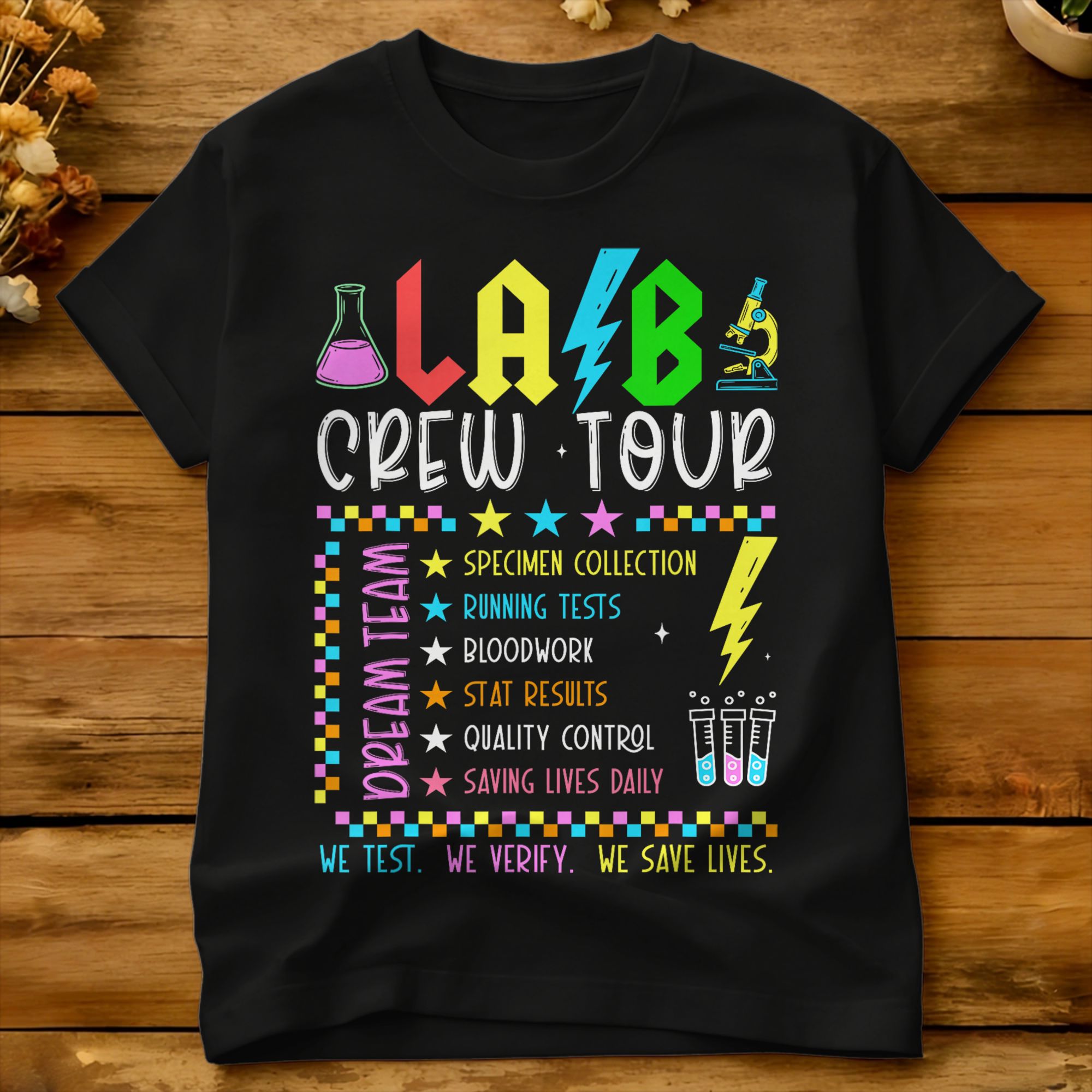 Vintage T-shirt Summer Lab Wee - Medical Lab Professionals Week recensie en prijs